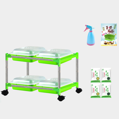 Sgs-Nahrungsmittelgrad-befeuchtender Gemüsesämling Tray Stand For Nursery