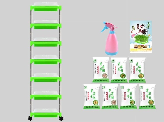 Mehrschichtiger Sämling Tray Stand Microgreen Hydroponic Trays biologisch abbaubar