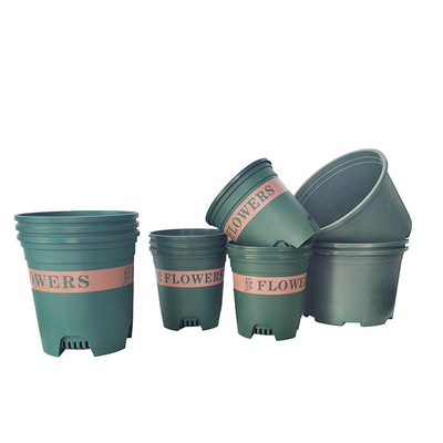 Runde Plastikblumentöpfe der Soemmoderne runde Plastikblumen-Topf-9cm 11cm
