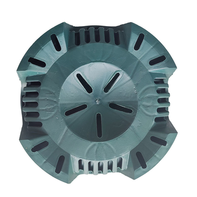 Grüne 1 Rostschutzgallonen-Plastikblumen-Topf-Plastikkindertagesstätten-Blumentöpfe 13cm hoch