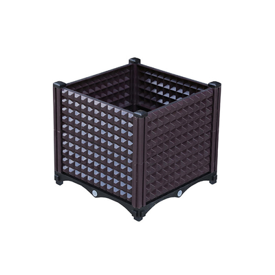 Des Plastikquadrat-stapelbares angehobenes Garten-Betts der hohen Qualität Pflanzerkasten Gartenpflanze-Bett billiges