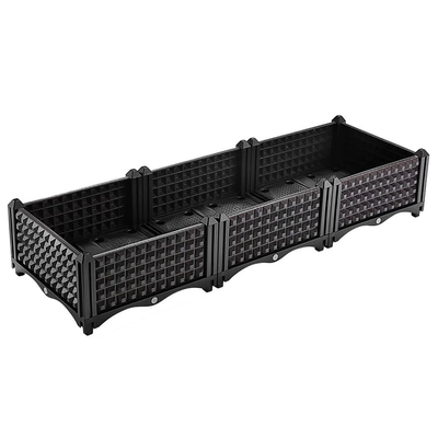 Tragbares speicherbares Terrassen-Garten-Pflanzer-Kasten-Frostschutzmittel-angehobene Pflanzer-Plastikbetten