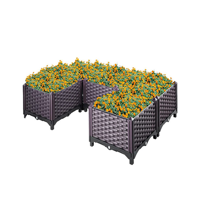 Automatischer wässernder Plastikgarten-Pflanzer-Kasten