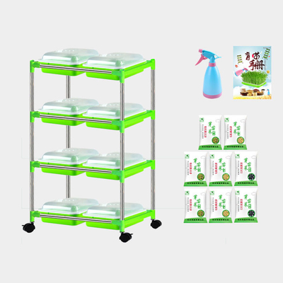 Sgs-Nahrungsmittelgrad-befeuchtender Gemüsesämling Tray Stand For Nursery