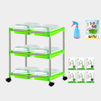 Sgs-Nahrungsmittelgrad-befeuchtender Gemüsesämling Tray Stand For Nursery